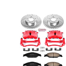 Power Stop KC1301 1-Click Performance Brake Kit with Calipers, Front Only