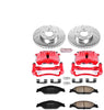 Power Stop KC1301 1-Click Performance Brake Kit with Calipers, Front Only