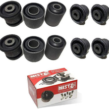 10 Front Upper Lower Control Arm Bushing for 2011 2012 2013 2014 Jeep Grand Cherokee Dodge Durango