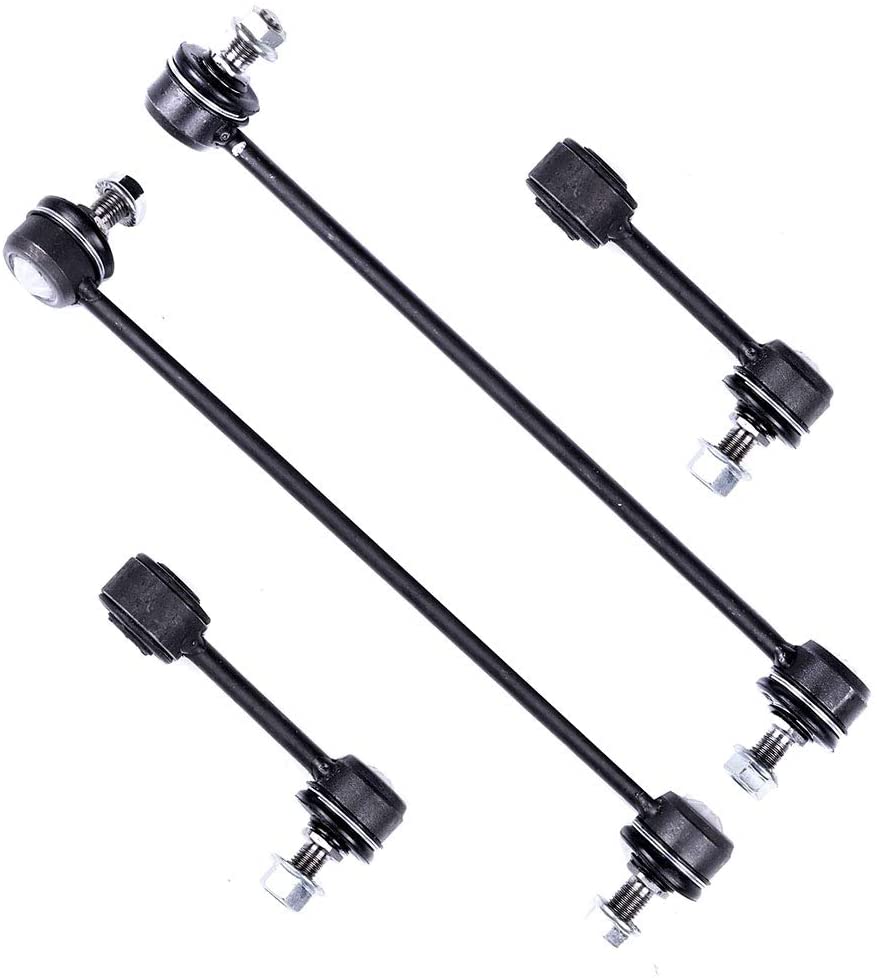 SCITOO 4pcs Suspension Kit Front Sway Bar End Link - Driver Side Front Sway Bar End Link - Passenger Side Rear Sway Bar End Link 2000 2001 2002 2003 2004 For Kia Spectra