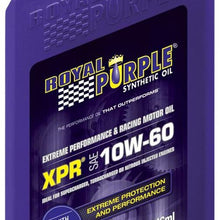 Royal Purple XPR 10W60 Racing Oil Qt. Bottle 6 Quart Case - 06061
