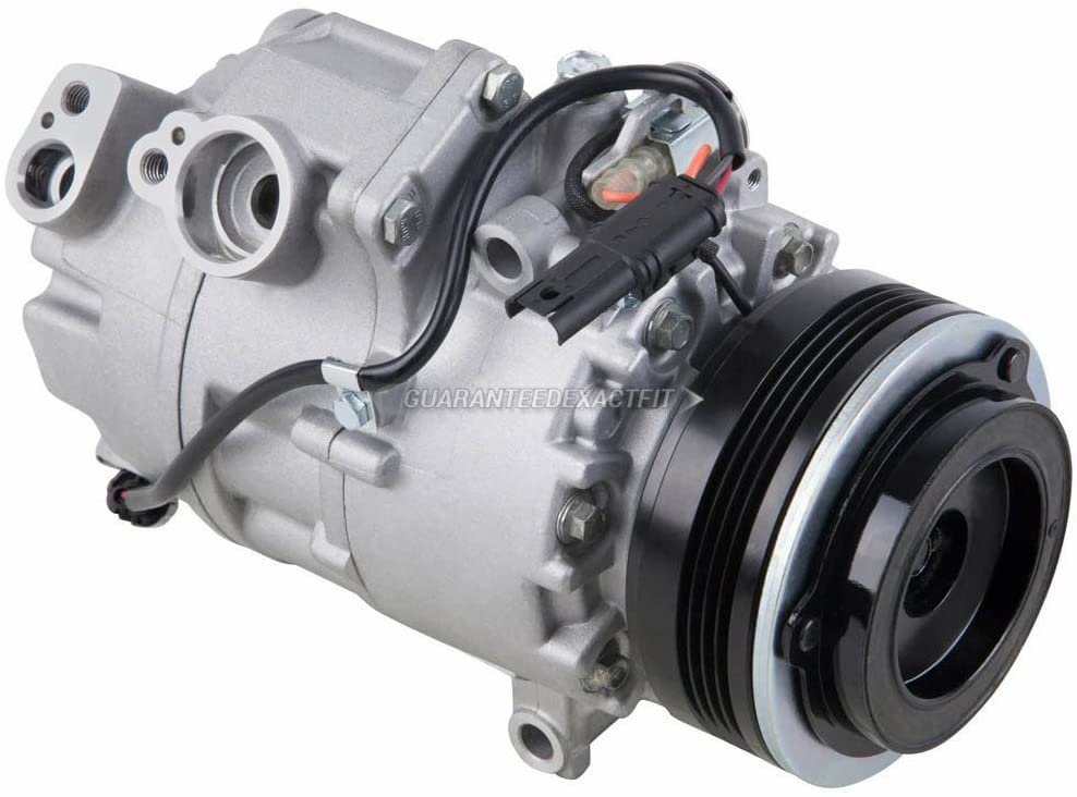 AC Compressor & 4-Groove A/C Clutch For BMW X5 3.0L 6-Cyl 2007 2008 2009 2010 w/Automatic Climate Control - BuyAutoParts 60-03025NA NEW