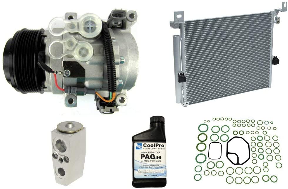 Parts Realm CO-0253AK Complete A/C AC Compressor Replacement Kit