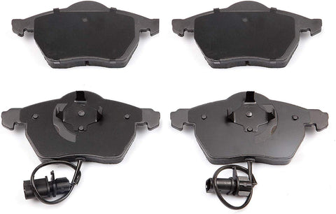Ceramic Discs Brake Pads,SCITOO 4pcs Front Brake Pads Brakes Kits fit 03 04 05 06 Audi A4,99 00 01 02 03 04 05 06 Audi A4 Quattro,01 02 03 04 05 Volkswagen Passat Compatible 309.08400/EHT840 D840-7715