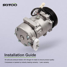 SCITOO AC Compressor CO 4691C Compatible with 1997-2000 for Jeep Cherokee 2.5L