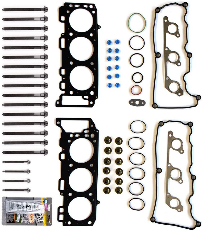 cciyu Engine Head Gasket Set Bolts fit for Ford Mustang 4.0L Base