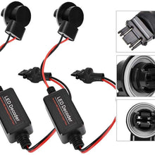 Akozon LED Decoder 2PCS LED Decoder Device Load Resistor Bypass Wiring Error Free Decoder 3156