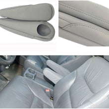 DSparts 1 Pair Leather Seat Armrest Covers Fit For 2005-2010 Honda Odyssey (Leather Part Only) Gray