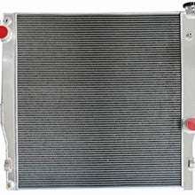 CoolingSky 55MM 3 Row All Aluminum Radiator for 2003-2009 Dodge Ram 2500 & Ram 3500 Diesel 5.9 6.7 Cummins