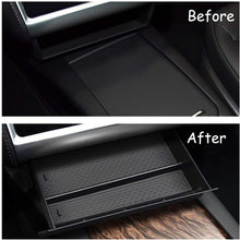 Jaronx for Tesla Model S/Model X Cubby Drawer,Center Console Organizer Storage Box for Tesla Model S/Model X (2012-2019 2020)