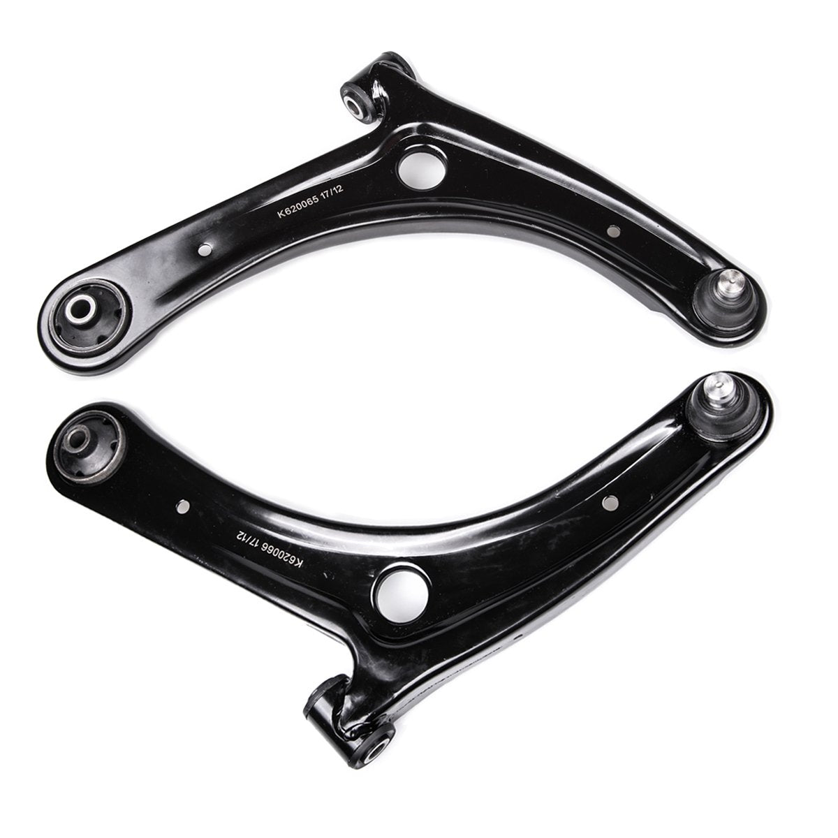 AUQDD 2PC K620065+K620066 Professional Front Lower for Suspension Control Arm and Ball Joint Assembly for Dodge Caliber Jeep Patriot Compass 521-108 521-109 (2PC(Left and Right))