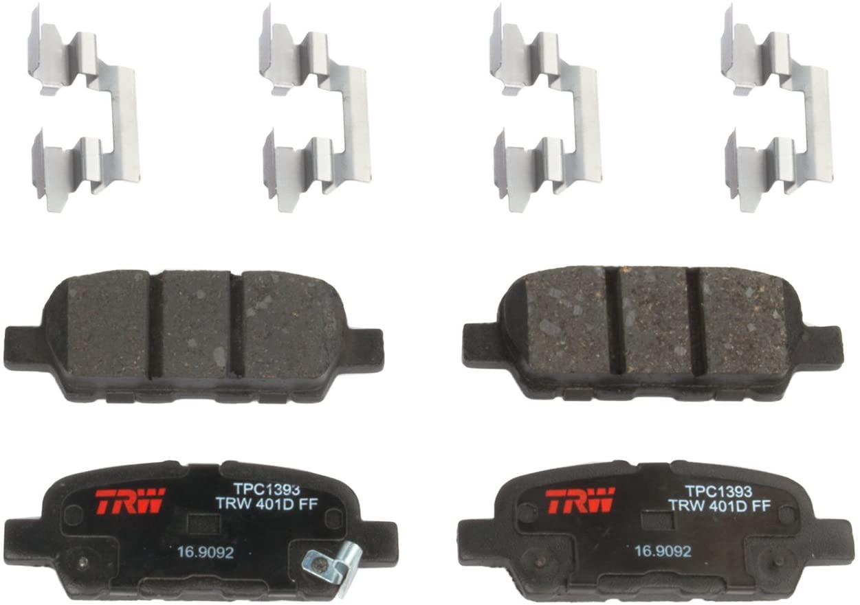TRW TPC1393 Premium Ceramic Rear Disc Brake Pad Set