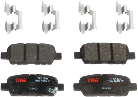 TRW TPC1393 Premium Ceramic Rear Disc Brake Pad Set