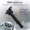 USTAR Ignition Coils 4 Pack for Hyundai Accent Kia Rio Rio5 2006-2011 Engine L4 1.6L Replaces 27301-26640