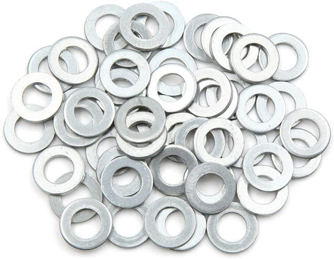 X AUTOHAUX 50pcs Engine Oil Crush Washers Drain Plug Gaskets 10mm ID. 18mm OD. for Car