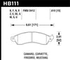 Hawk Performance HB111B.610 HPS 5.0 Disc Brake Pad