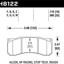 Hawk Performance HB122U.710 Disc Brake Pad