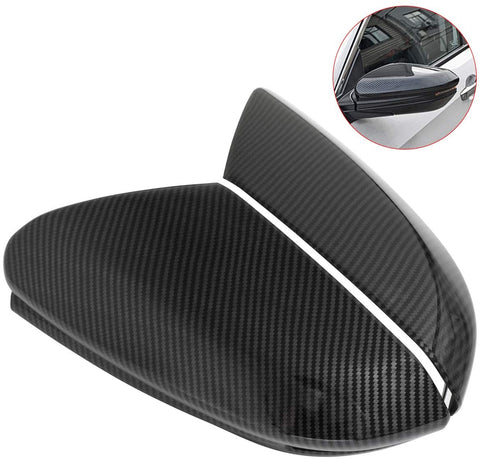 MOTOKU ABS Carbon Fiber Side View Mirror Replacement Cover Cap for 2016 2017 2018 2019 2020 Honda Civic