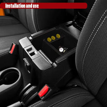 Salusy Center Console Organizer Storage Box Accessories Compatible for Jeep Wrangler JK and JKU (2011-2018) (NOT for 2018 Jeep Wrangler JL)