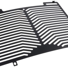 Gazechimp CNC Aluminium Motorcycle Engine Radiator Guard Protector Grille Grill Cover for Honda VFR1200X VFR1200 DCT 12-19 Motorbikes - Black