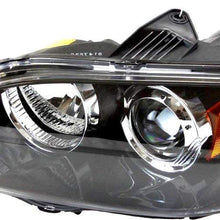 Headlight Compatible with 2004-2006 Mazda 3 Pair HID/Xenon Clear Lens