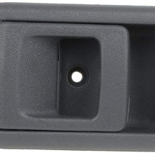 AUTEX 1pc Interior Front/Rear Left (Driver Side-FL) Door Handle Compatible with Toyota Tacoma 2001 2002 2003 2004 Gray 9597181 692063202003 6920632020G TO1352122 14455361