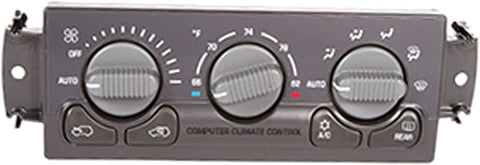 ACDelco 15-72501 GM Original Equipment Heating and Air Conditioning Control Panel with Rear Window Defogger Switch