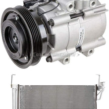 For Hyundai Santa Fe 2001 2002 2003 AC Compressor w/A/C Condenser & Drier - BuyAutoParts 61-88898R3 New