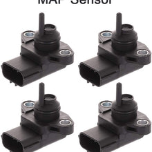 ZENITHIKE Manifold Absolute Pressure Sensor Replacement for MD355556 2004-2005 Chrysler. Sebring 2004-2012 Mitsubishi Eclipse 2005-2010 Mitsubishi Endeavor 2004-2010 Mitsubishi Galant 4pcs