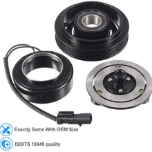 AUTEX AC A/C Compressor Clutch Assembly Kit 55111400AA Compatible with Liberty 2006 2007 2008 3.7L V6 Compatible with Nitro 2007 2008 3.7L V6 (Not Fits R/T Model)