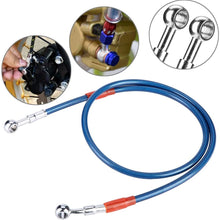 Motorcycle Brake Hose, 96cm Motorcycle Stainless Steel B-raided Hose Brake Hose