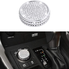 LECART Bling Car Variable Speed Switch Knob Cover Premium Zinc Alloy for Lexus Car Interior Bling Accessories Compatible for Lexus ES GS Inner Car Metal Cover Decal Stickers Silver Pack of 1