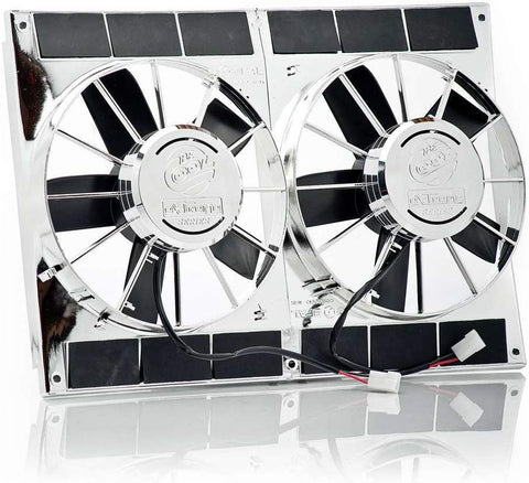 Be Cool 75507 Extreme Fan Shroud, Chrome, 11