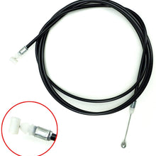 Nonstops Hood Bonnet Lock Release Control Cable Black Fits Toyota Corolla 1979 1983