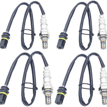 Guniang Oxygen Sensor O2 02 for Mercedes-Benz ML320 ML350 ML500 S430 S500 Upstream +Downstream 4pcs