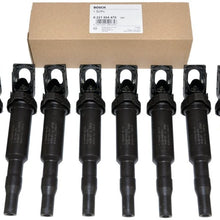 8 Piece Set of Bosch OEM Ignition Coil # 0221504470 / 00044 - BMW # 12137594937 / 12137562744 / 12137571643 - NEW