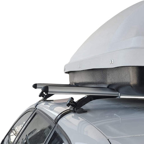 accessorypart Roof Rack fits Toyota Yaris 2010-2021 Cross Bars Rail Carrier Aluminum Gray Rain Gutter