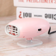 Wakauto 12V Car Heater Anti-fog Safe Driving Portable ABS Car Heater Defroster Warmer for Winter (Pink)
