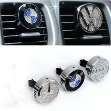 Fitracker Car Logo Smell Fresh Car Air Conditioning Air Freshener Fragrance Scent for Mercedes Benz BMW Audi Toyota Ford Honda