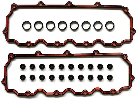 ECCPP Engine Replacement Valve Cover Gasket Set for 2003-2010 for Ford F-250 F-350 E-250 E-350 Super Duty Excursion 6.0L Diesel Turbo Valve Gasket Covers Kit
