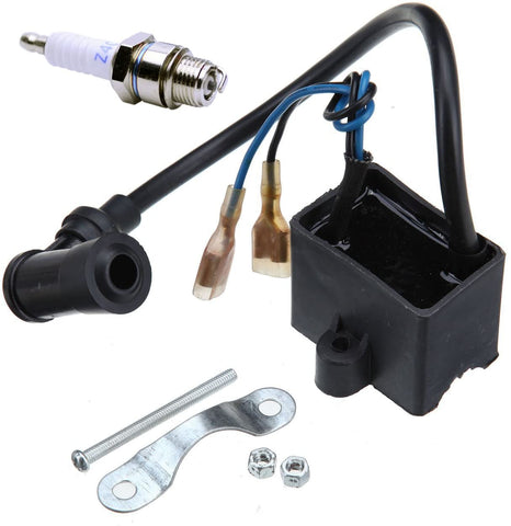 BH-Motor CDI Ignition Coil & Spark Plug for 50cc 66cc 80cc Engine Motor Motorized Bicycle Bike