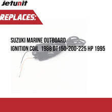 Jetunit Parts Outbroad Ignition Coil For Suzuki 33410-87D80 33420-87D50 DT150 200 225 hp 1995 electrical parts