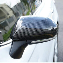 Overun Carbon Fiber Paint Door Side Mirror+Handle Cover Overlay Designed for 2018-2020 Camry