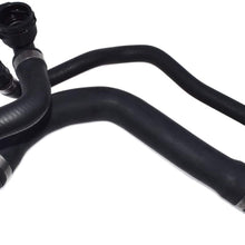 WOLFIGO Upper Radiator Cooling Water Hose Pipe For BMW E60 E63 E64 545i 645Ci 2004 2005 17127519248 20945818