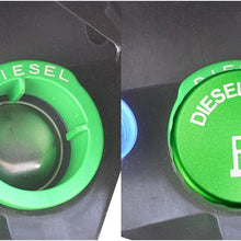 Diesel Fuel Cap for Dodge（Strong magnetism）, Magnetic Ram Diesel Billet Aluminum Fuel Cap for 2013-2018 Dodge Ram Truck 1500 2500 3500 … …