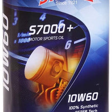 Speedol S7000+ Performance Racing 10W-60 Full Synthetic Ester Tech Engine Oil 1.06 Quart (1 Liter) | Premium Tin Packaging | Extreme Performance 100% Synthetic Motor Oil for Sport Bikes, Cars,Vehicles