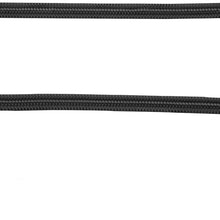 48" Black Stainless Steel Radiator Hose & 44" Heater Hose Kit Universal SS