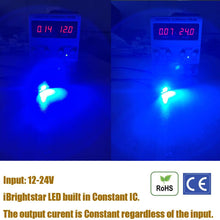 iBrightstar Newest 9-30V Extremely Bright DE3175 DE3021 Festoon Error Free 1.25" 31mm LED Bulb for Interior Map Dome Lights and License Plate Courtesy Lights, Blue