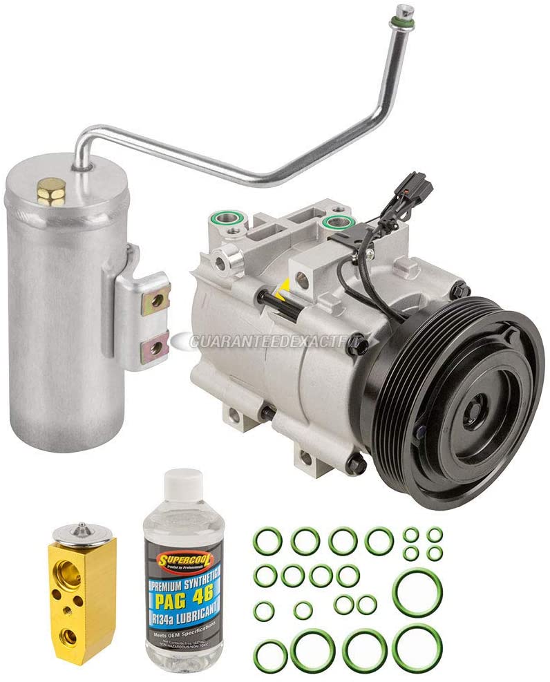 AC Compressor & A/C Repair Kit For Hyundai Sonata Kia Optima V6 2003 2004 2005 - BuyAutoParts 60-80288RK New