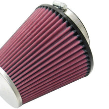 K&N Universal Clamp-On Filter: High Performance, Premium, Washable, Replacement Filter: Flange Diameter: 3.3125 In, Filter Height: 5.4375 In, Flange Length: 0.78125 In, Shape: Round Tapered, RC-8110